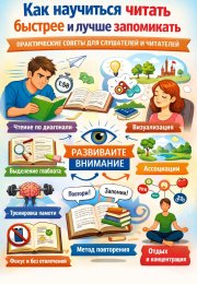 Как научиться читать быстрее и лучше запоминать: практические советы для слушателей и читателей