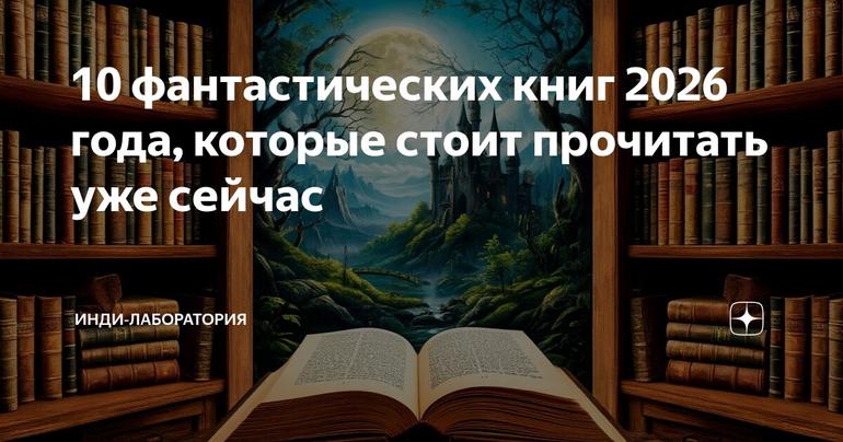 10 фантастических книг 2026 года, которые стоит прочитать уже сейчас