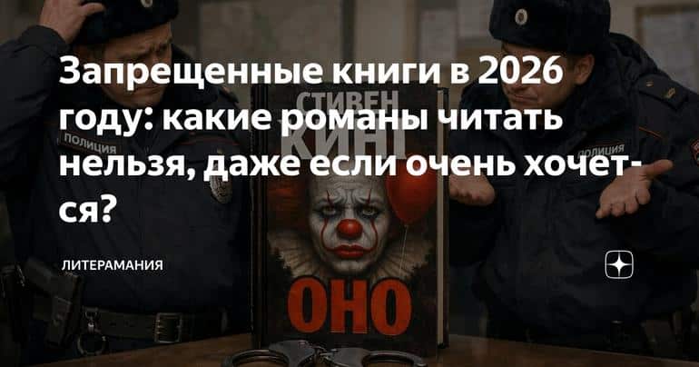 Запрещенные книги в 2026 году: какие романы читать нельзя, даже если очень хочется?